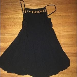 urban outfitters black romper